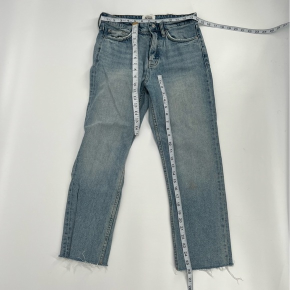 Zara Authentic Denim By TRF Button Fly Straight Leg Jeans Size 4 Women’s - Picture 5 of 5